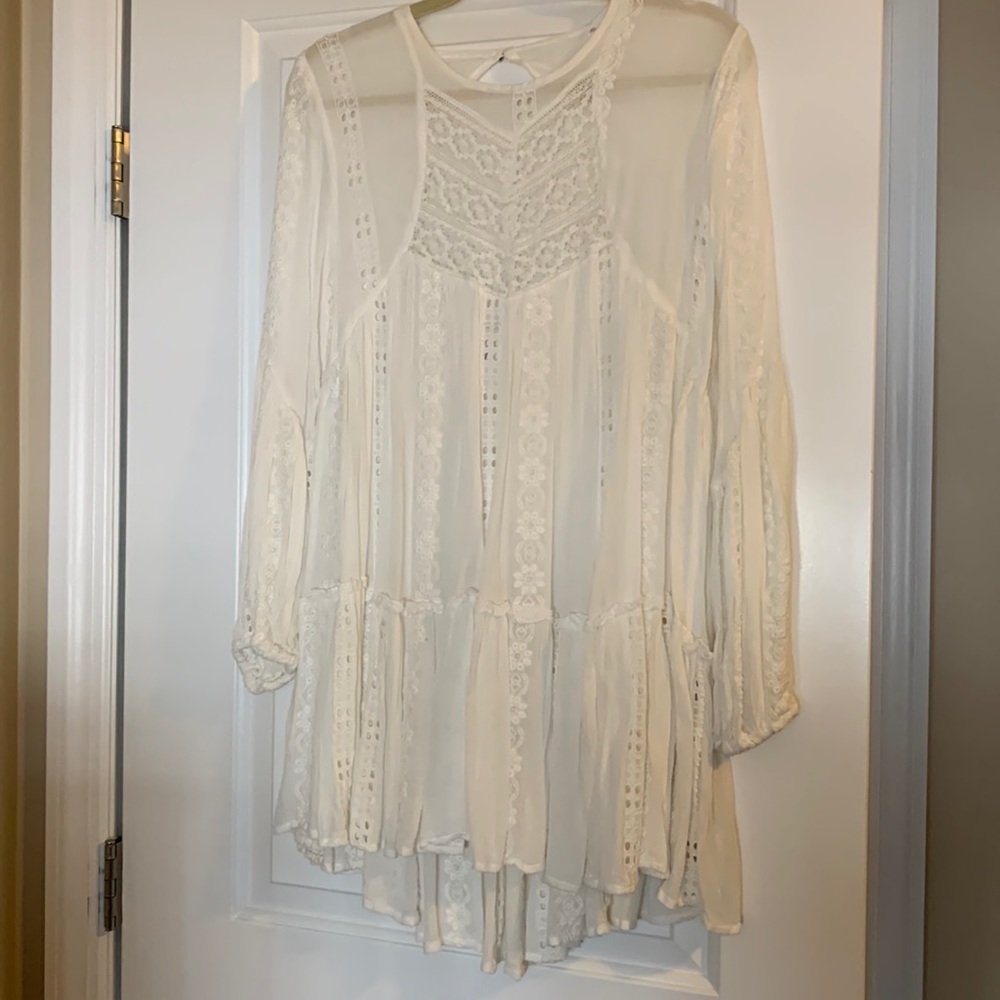 Free people ivory tunic/dress